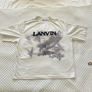 LANVIN X FUTURE CLASSIC EAGLE PRINT T-SHIRT